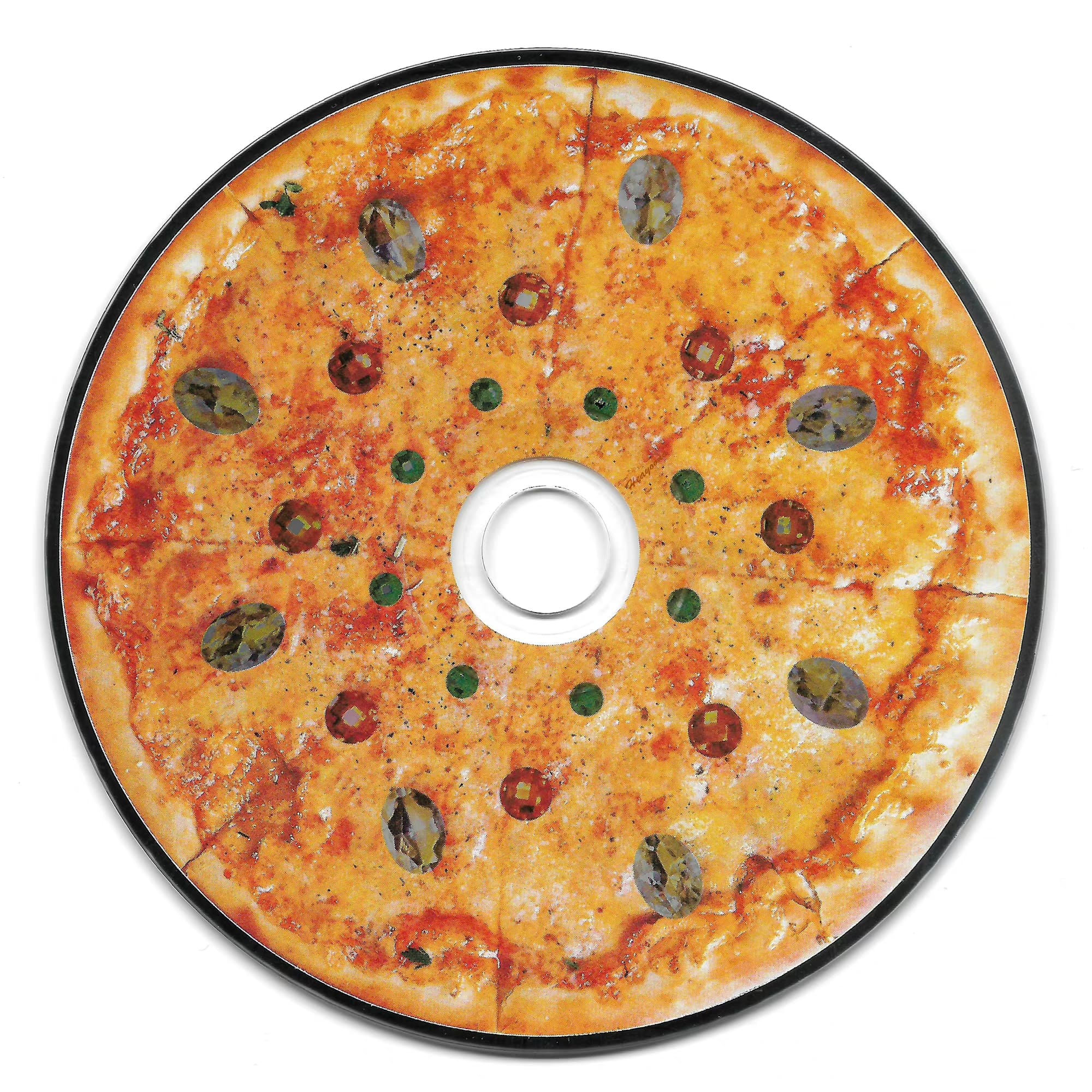 A pizza CD